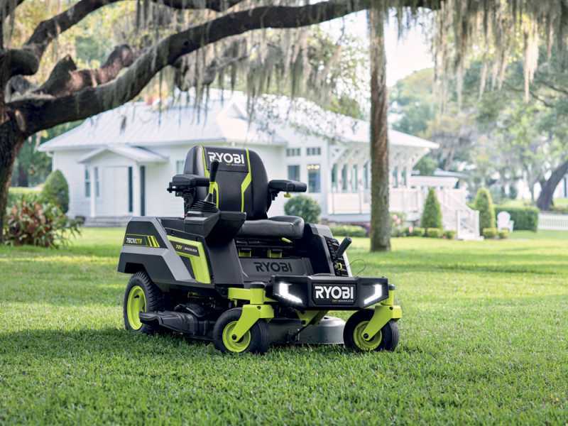 Tondeuse autoportée Zéro Turn RYOBI ZTRX76 – 76 cm – 72 V / 20 Ah – 2‑en‑1