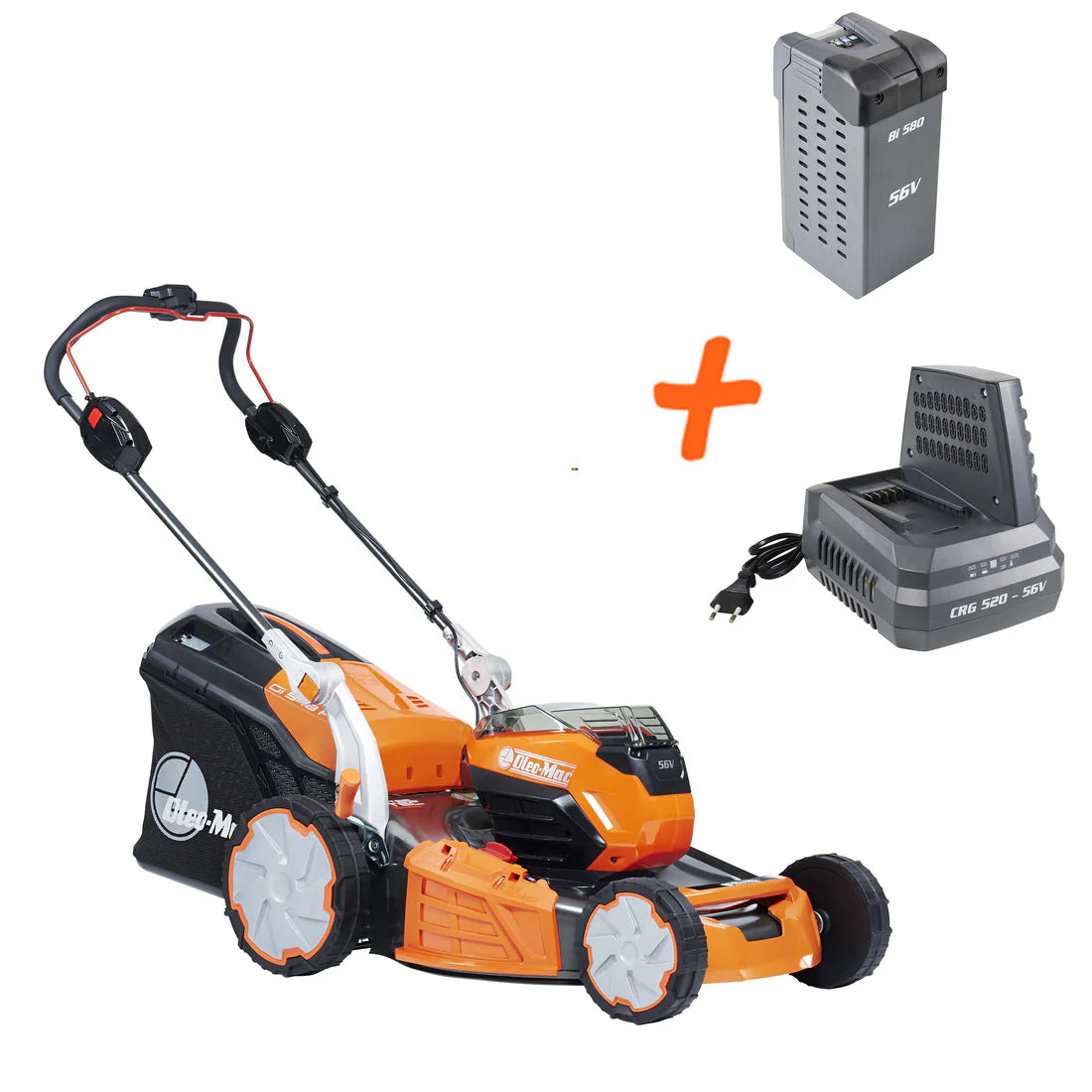 Tondeuse KIT Gi 548 P + 1 BATTERIE 8 AH + 1 CHARGEUR - 56V