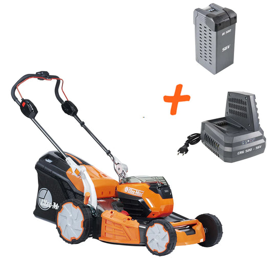 Tondeuse KIT Gi 548 P + 1 BATTERIE 8 AH + 1 CHARGEUR - 56V