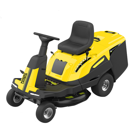 ROQUES ET LECOEUR
Rider autoportée - Boite Hydrostatique - 74 cm de coupe
350cc