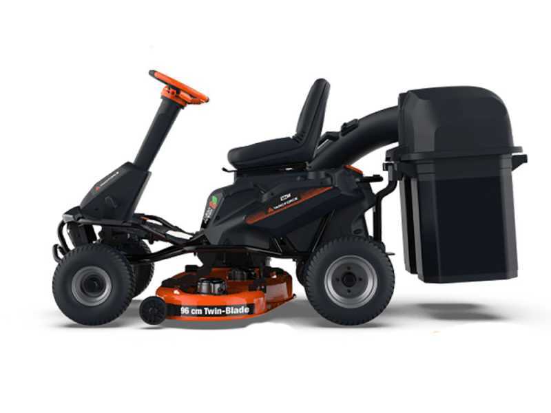 Tondeuse autoportée électrique Yard Force E559 – 56 V / 50 Ah – Éjection latérale, Mulching & Ramassage