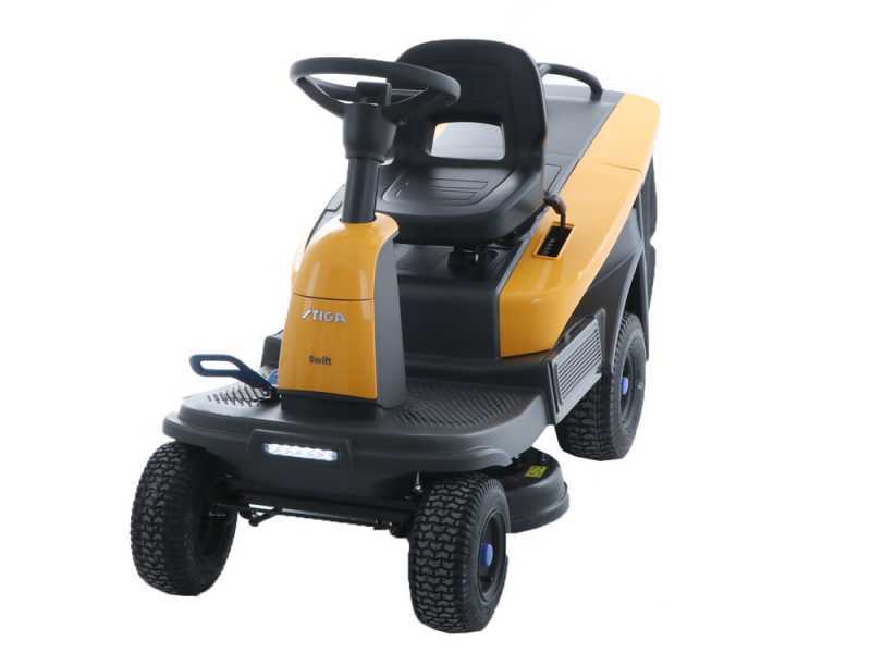 Tondeuse autoportée STIGA Swift 372e – 72 cm – 48 V / 26 Ah – Bac 170 L