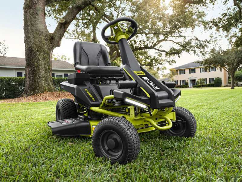Tracteur tondeuse électrique RYOBI RY48RM76A – 76 cm – 48 V / 50 Ah