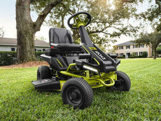 Tracteur tondeuse électrique RYOBI RY48RM76A – 76 cm – 48 V / 50 Ah